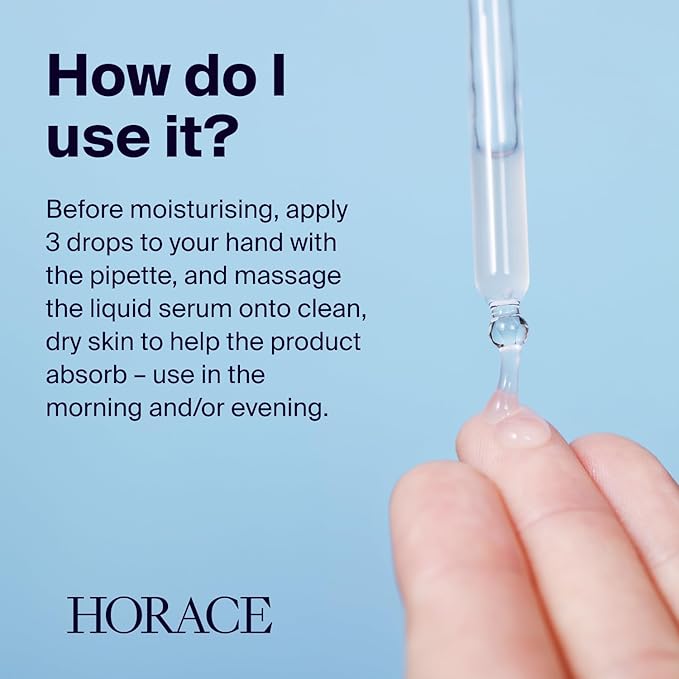 HORACE Salicylic Acid + Niacinamide Face Serum for Men β Anti-Blemish Treatment for Pore Tightening, Smoother Skin, and Redness Reduction β Vegan Skin Care for All Skin Types β Unscented, 30ml