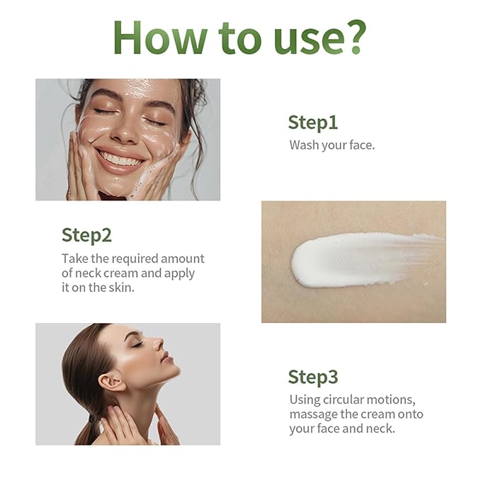 Tighten and Lift Neck Cream,Advanced Anti-aging Neck Cream,Even Skin Tone,Hydrate and Smooth Neck,Hydrating Neck Cream for Fine lines, Loose & Sagging Skin On Face,Neck