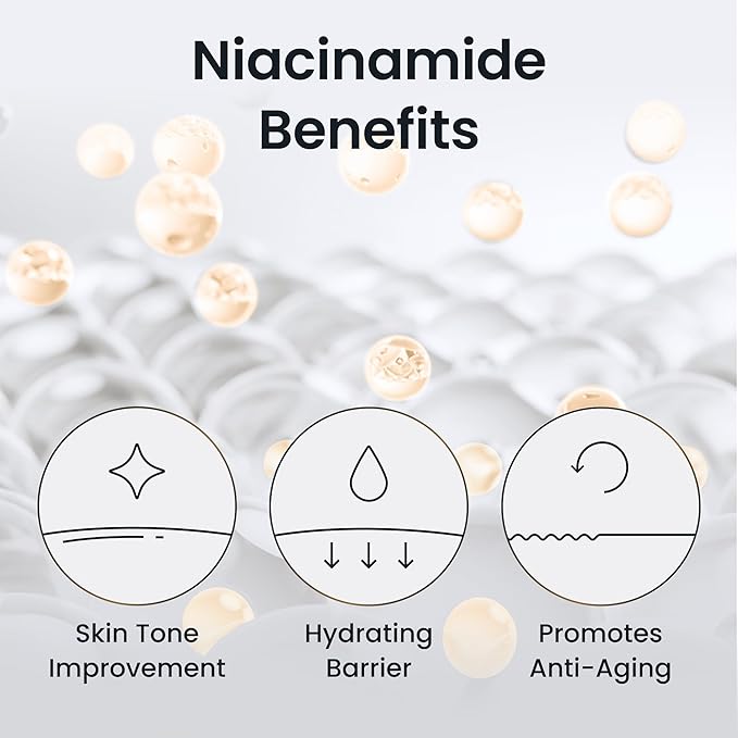 Niacinamide 20% Vitamin C Ampoule β CUSKIN Korean Skin Care with Niacinamide, Glutathione, Hyaluronic Acid, Adenosine, Panthenol for Skin Elasticity and Moisturizing, 30g (1.01 Fl. Oz)