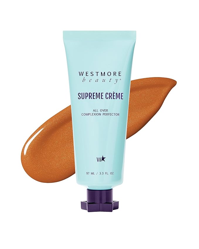Westmore Beauty Supreme Creme All-Over Complexion Perfector β Long-Lasting CC Cream Foundation - Waterproof & Transfer-Resistant Skin Tint - 3.3 Oz (Rich)