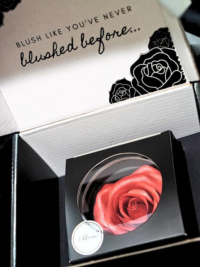 Radiant Roses GEM IN EYE Blush & Bloom Classic Edition 3D Silk Rose Blush-On Powder Rose Makeup Blush