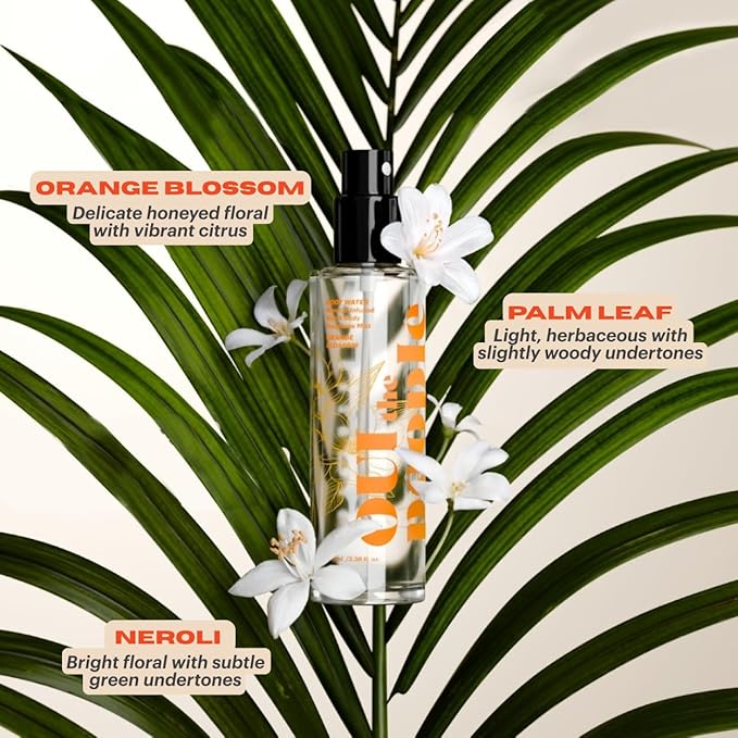 OUI the People BODY WATER, Orange Blossom Mineral-Infused Hair & Body Spray Fragrance Mist, Hydrating Hair Perfume for Women, Moisturizing Body Mist for Women