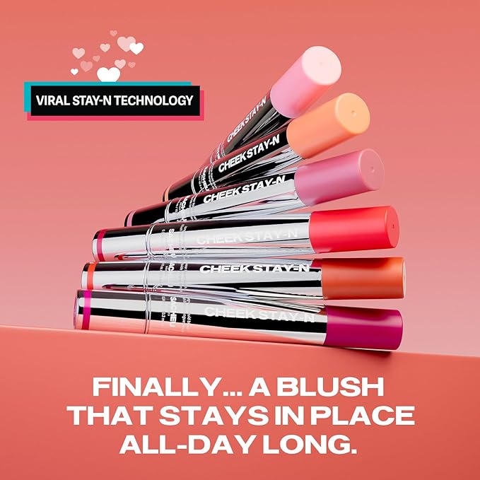 Sacheu Cheek STAY-N Liquid Blush for Cheeks β High Pigment, Buildable, Lightweight Cream Blush Infused With Squalane, for Dewy & Radiant Flushed Cheeks β Long-lasting & Cruelty Free, I'm Guilty