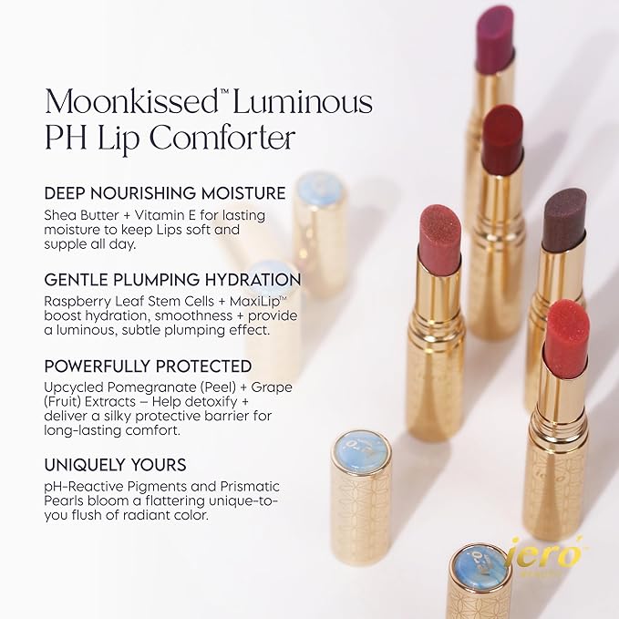 ierΓ³ Beauty 3-in-1 Moisturizing Vegan Tinted Lip Balm: Hydrating, Soothing Lip Serum + Plumping Balm + pH Reactive Tint | Shea Butter & Vitamin E | Antioxidant-rich Long Lasting Lip Care Paraben Free