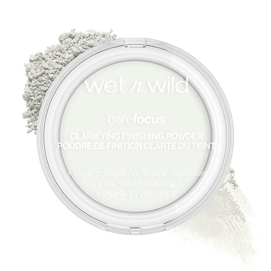 wet n wild Bare Focus Clarifying Finishing Powder & Mega Last Breakup Proof Eyeliner Waterproof 16-Hour Wear