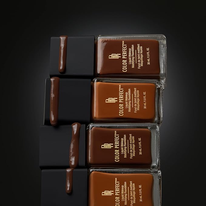 Black Radiance Color Perfect Liquid Full Coverage Foundation Makeup, Toffee, 1 Ounce (Pack of 2)