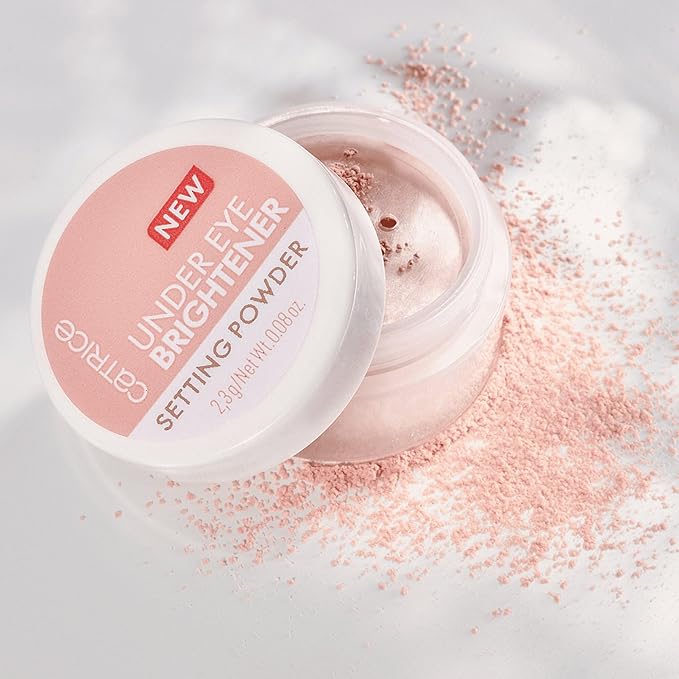 Catrice | Under Eye Brightener Setting Powder (010 | Light Rose) | Brightening, Soft Focus Effect Enriched with Hyaluronic Acid for Flawless Radiant Skin | Vegan & Cruelty Free