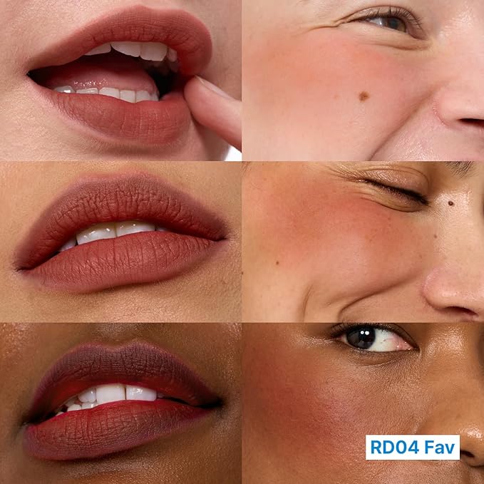 Blurry Pudding Pot + Keychain SET | Airbrushed Blush & Lip, Buildable Pigment, Long-lasting, Lightweight, Easy to Blend, Natural Soft Matte Finish Makeup β Fav (Tanned Brown) | 0.17 oz