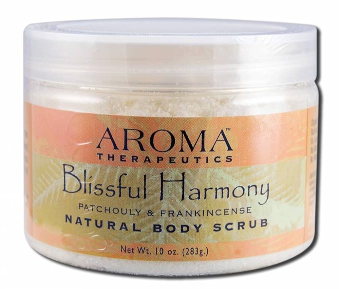 Abra Therapeutics Blissful Harmony Natural Body Scrub Patchouly and Frankincense - 10 oz