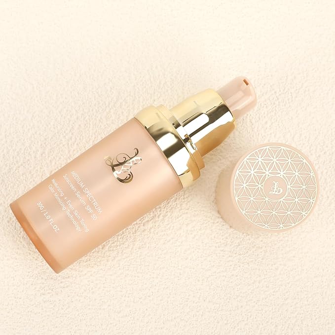 4 in 1 Foundation with SPF 50+【Skin friendly】【Light Weight】【Long Lasting】Color Changing Foundation,Medium Spectrum