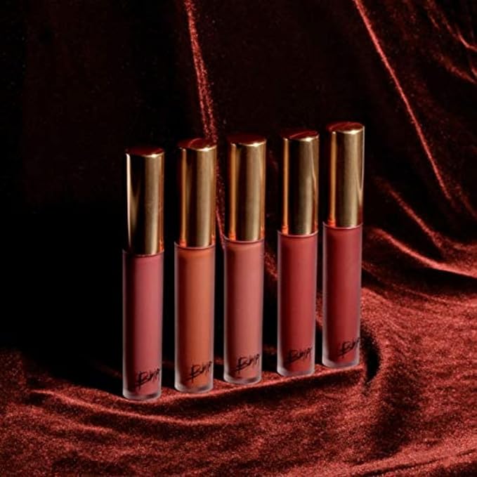 BBIA Last Velvet Lip Tint - Soft & Creamy Matte Finish Lip Stain, Blur Effect with Velvety Texture, Long-Lasting, High Pigment, Lightweight, Non-Drying, Korean Lip Makeup (15 EDGE BOSS)