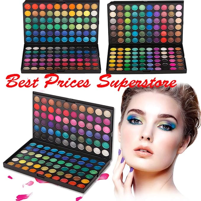 120 Color Pro 5 Kind Fashion Eyeshadow Palette Shimmer Eye Shadow Makeup Set (120-01)