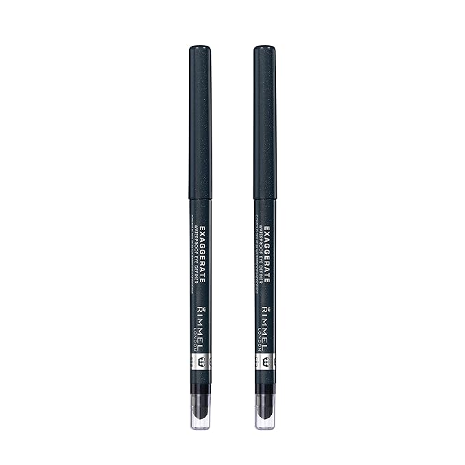 Rimmel Exaggerate Eye Definer, Earl Grey, 2 Count