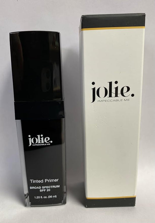 Jolie Tinted Foundation Face Primer SPF 20 Sunscreen, Supreme Hydration - All Skin Types (Fair)