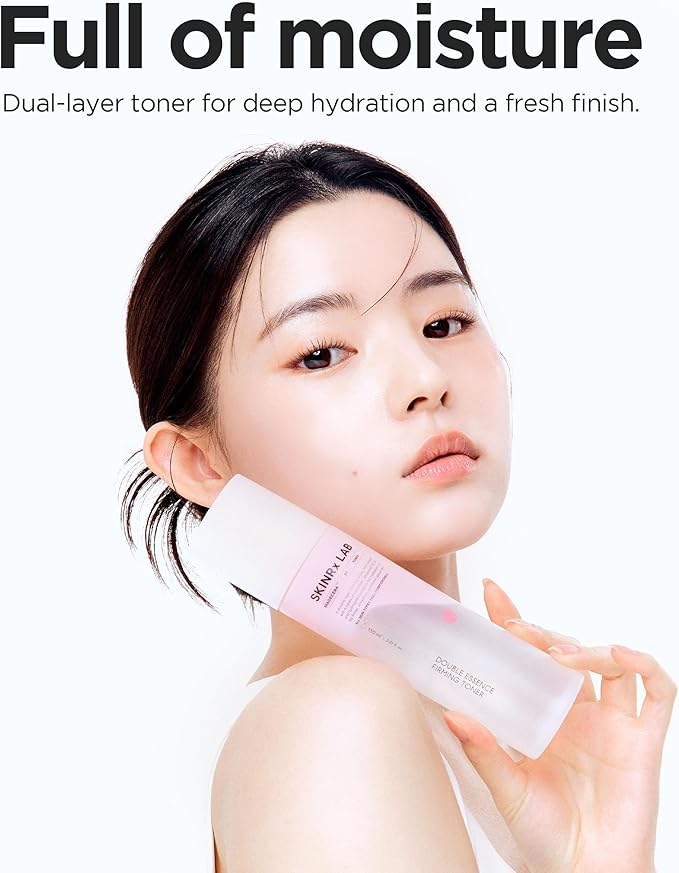 SKINRxLAB MadeCera Cream Double Essence Firming Korean Toner β Dual Layer Hydration Toner with Milk Protein, Ceramide and Panthenol - Makeup Boosting for Smooth Skin, 5.07 fl.oz.
