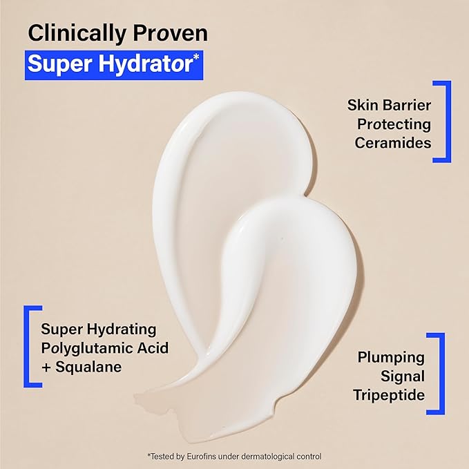 COATS Triple Moisture Water Cream β Lightweight, Oil-Free Face Moisturizer β Protects the Skin Barrier for Long-Lasting Hydration β Dermatologically Approved, Designed for Teens + Young Skin β 2.5 oz