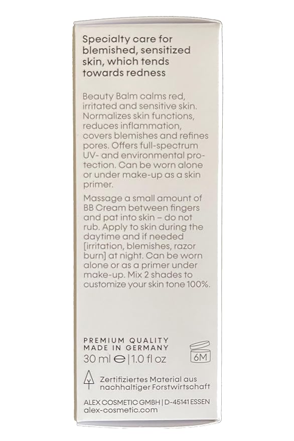 BB Cream Medium Tone Coverage Minimize Pores Skin Cover Skin Tube 30ml