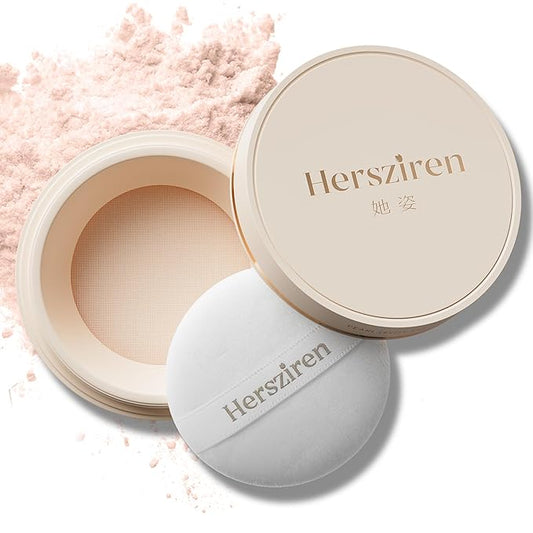 Translucent Setting Powder, Oil Control & Lightweight Loose Powder with Soft-focus Finish, Minimizes Pores, Long Lasting Talc Free Setting Powder Makeup, 10g, Natural