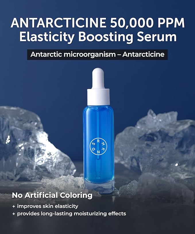 SERUMKIND Deep Antarctic Serum - Lifting, Plumping Korean Skincare β Antarcticineβ’ Marine Ingredient and Beta Glucan β Improves Elasticity and Firming - Vegan, Cruelty Free, Unscented β 1.01 fl.oz.
