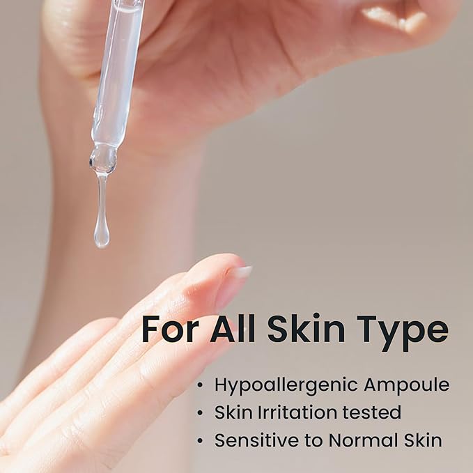 Niacinamide 20% Vitamin C Ampoule β CUSKIN Korean Skin Care with Niacinamide, Glutathione, Hyaluronic Acid, Adenosine, Panthenol for Skin Elasticity and Moisturizing, 30g (1.01 Fl. Oz)