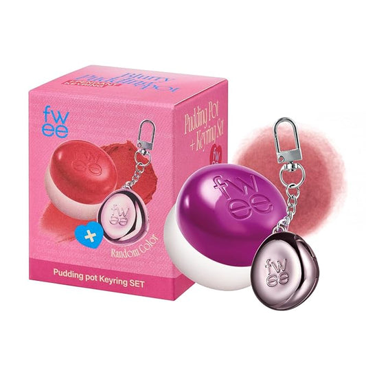 Blurry Pudding Pot + Keychain SET | Airbrushed Blush & Lip, Buildable Pigment, Long-lasting, Lightweight, Easy to Blend, Natural Soft Matte Finish Makeup β Hurt (Mauve Brown) | 0.17 oz