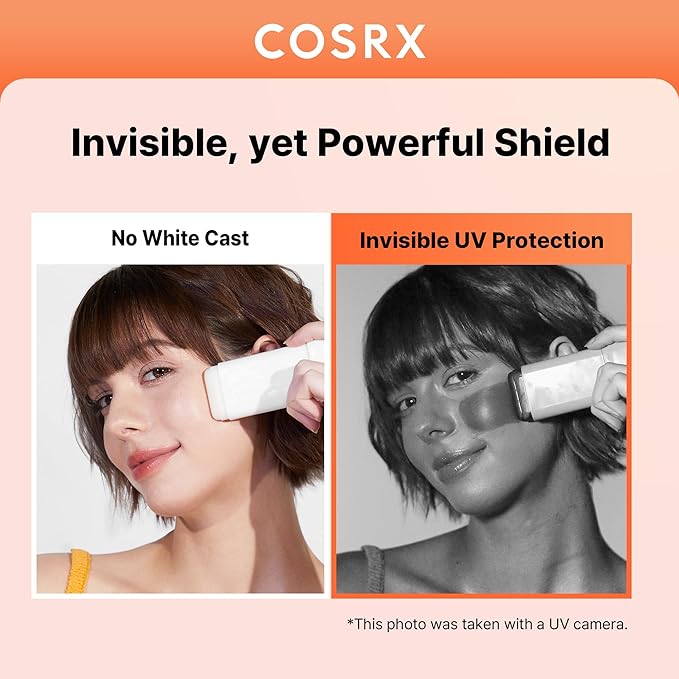 COSRX Airy-Light Clear Sunscreen Stick with Vitamin E & C SPF 50, 0.67 oz, 19g, Lightweight, Travel Essentials, Summer Essentials, Korean Skin Care, Korean Matte Sunscreen for Face