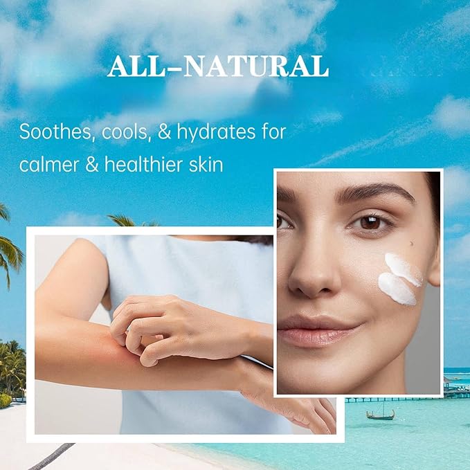 Natural Soothing Eczema Cream With Sea Moss Aloe Vera Oats for Multiple Skin Types Comfort Moisture Hydrate Eczema Cream for Dry Skin 4FL Oz