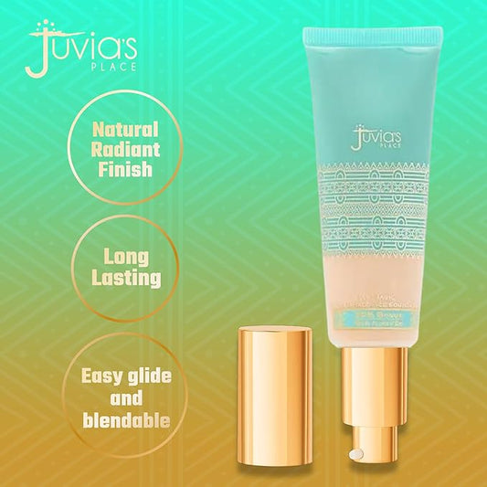Juvia's Place I Am Magic Natural Radiance Foundation - 700Vienna - Full Coverage Liquid Foundation Makeup for Dry, Mature, Aging, and Combination Skin - Lightweight Longwear Base with Radiant Finish