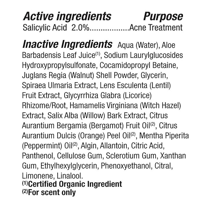 Alba Botanica Natural Acnedote Face & Body Scrub, 8 Fl Oz