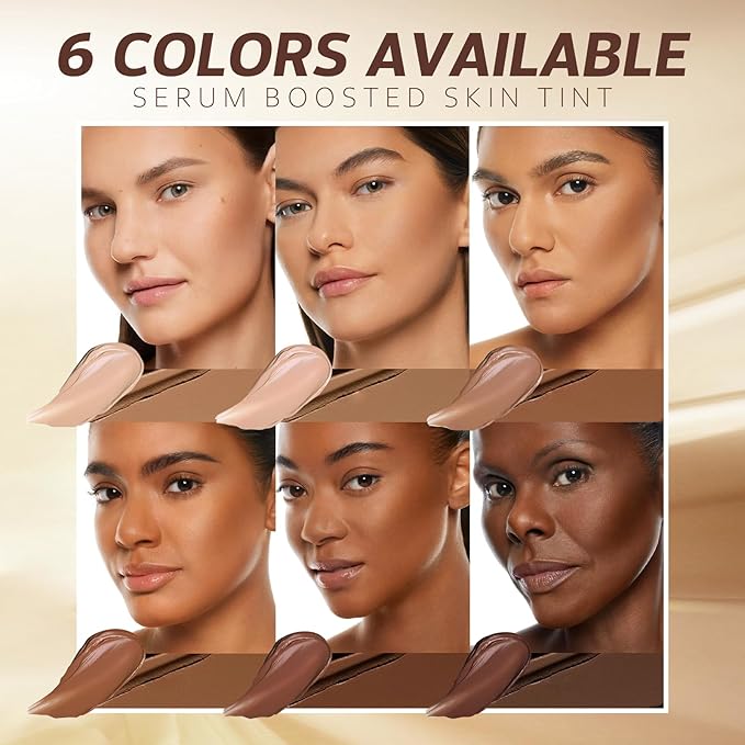 Beauty Balm Serum Boosted Skin Tint, Solid Tinted Moisturizing Serum Foundation Stick, Buildable Medium-to-Full Coverage Contour Stick for Face Makeup (#04)