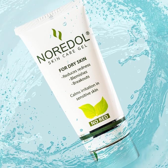 Skin Care Gel - Redness Relief Moisturizer for Dry Skin - Rosacea Treatment for Face - Soothes Prone Skin and Irritation - Fragrance Free 2 oz