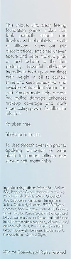 Fresh Start Foundation - Oil-free Under Foundation Makeup Enhancer - Sorme Cosmetics