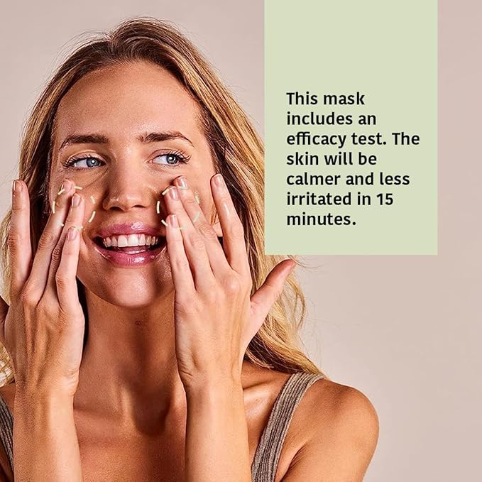 IROHA NATURE Comforting & Hydrating Tissue Face Mask with Aloe Vera | 5 Pack | Aftersun Effect | 96% Natural Ingredients