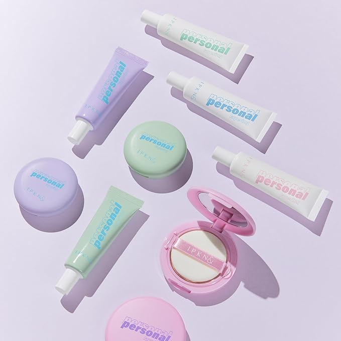 IPKN Personal Tone Correcting Base | Facial Makeup Base & Primer | Correcting Undertones & Evening Skin Tone | SPF 30 | Sensitive-Friendly | K-Beauty (Lavender)