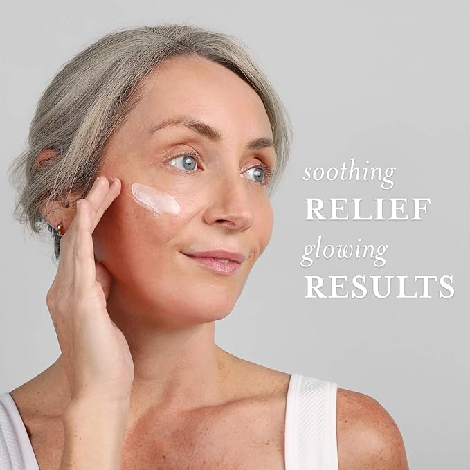 DERMAdoctor Redness & Itchy Skin Relief Calm Cool + Corrected Tranquility Cream for Sensitive Skin | moisturizing face cream Hydration with Squalane & Hyaluronic Acid White Tea Extract β 1.7oz