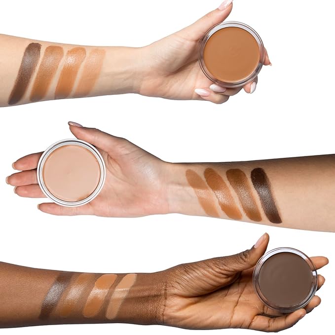 Palladio Cream Bronzer for Face & Skin, Creates a Sun Kissed Glow, Infused with Aloe & Cocoa Butter, Buildable Coverage, Vegan Formula, Cruelty Free, Suitable for All Skin Types, (Cinnamon Spice)