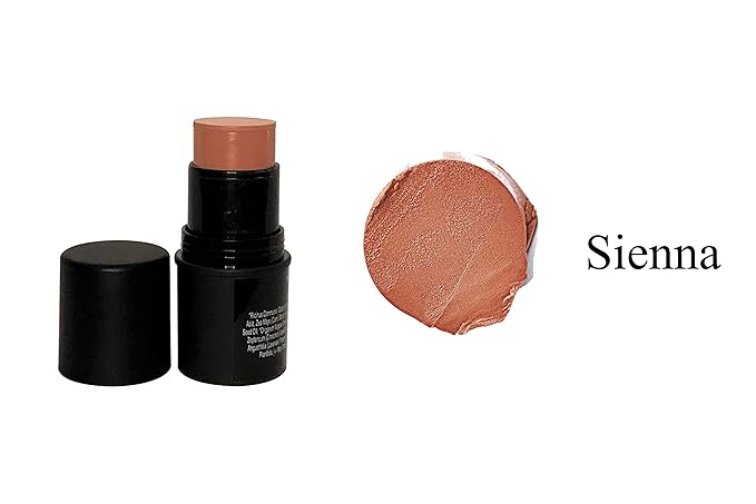 Mom's Secret Natural Organic Cream Blush Stick Cheek Tint, 100% Natural, Vegan, Gluten Free, Cruelty Free, Made in the USA, 0.18 oz. (Sienna)