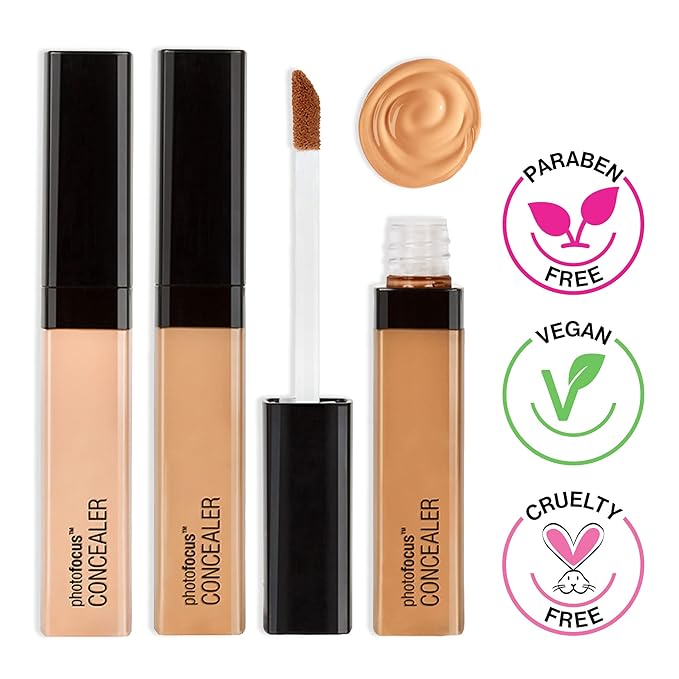 wet n wild Photo Focus Concealer, Light Honey, Under Eyes, Makeup, Blemish, Full Coverage, Lightweight