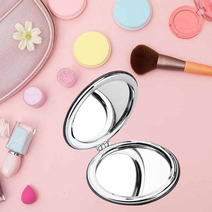 WSNANG Green Monster Musical Inspired Makeup Mirror Monster and Donkey Compact Mirror Musical Monster Fans Gift (Monster Mirror-T)