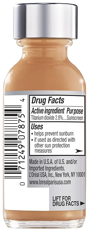 L’Oréal Paris Makeup True Match Super-Blendable Liquid Foundation, Crème Café W8, 1 Fl Oz,1 Count