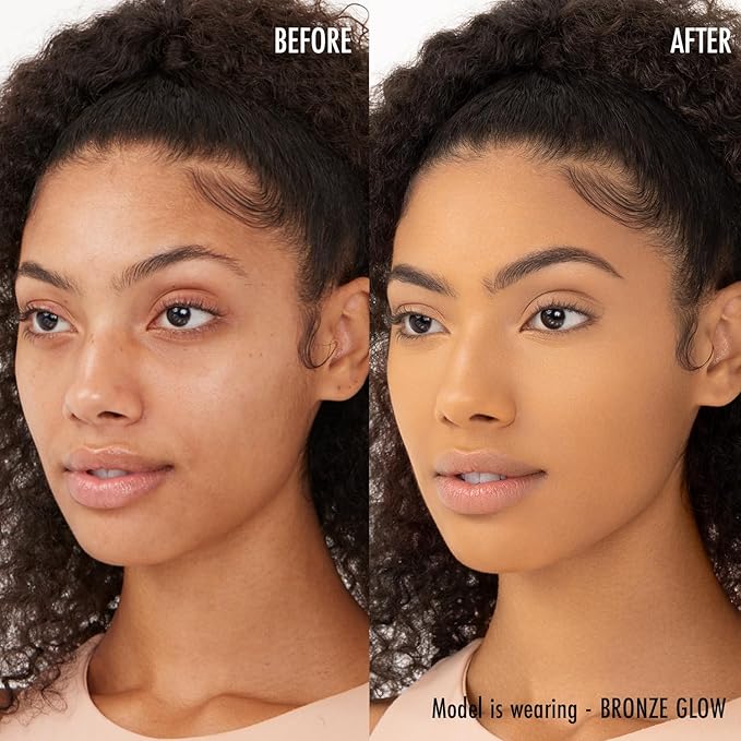 Black Radiance Color Perfect Foundation Stick with Soft Brush Applicator Duo β Buildable, Blendable Versatile Pigment-Rich Formula - Bronze Glow