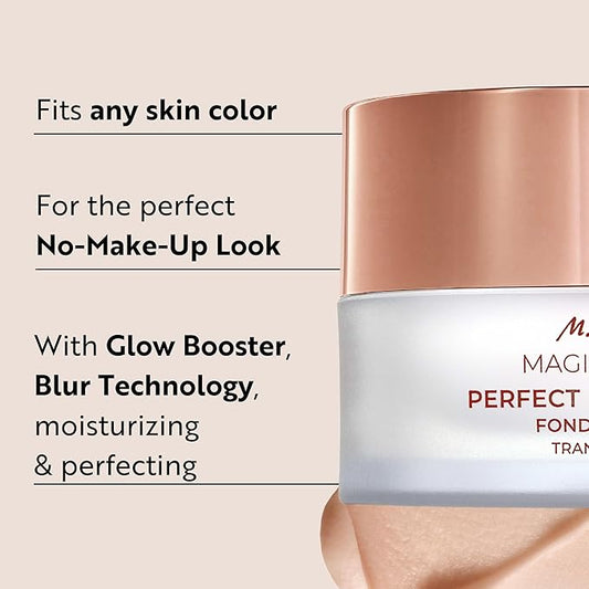 M. Asam Magic Finish Perfect Me Primer (1.01 Fl Oz) - Make-Up Hydrating Face Foundation Primer For A Flawless Skin, Ideal For Touch Ups, With Blurring Effect, Matches Various Skin Tones