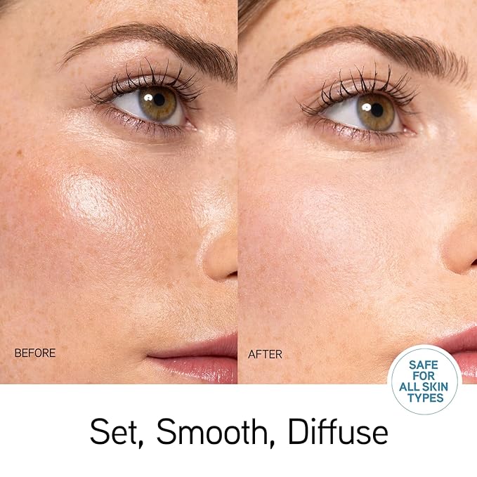 Physicians Formula Mineral Wear®Diamond Blur Skincare Cushion Powder, Blurring & Pore Diffusing Long Lasting Matte Finish Face Powder, Talc-Free- Translucent
