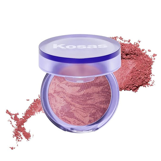 Kosas Blush is Life βTalc-Free Dimensional Blush Baked with Squalane & Hyaluronic Acid β Long Wear - Swoon