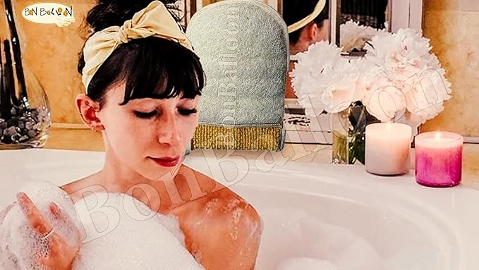 3 Pack 7" x 5.8" (17.5 x 14.5 cm) Bath Loofah Luffa Loffa Lofa Loofa Pads Pad Mitt Bath Pouf Mesh Exfoliating Shower Egyptian Scrubber Sponge 100% Natural Organic SPA Beauty Body Luxurious Premium