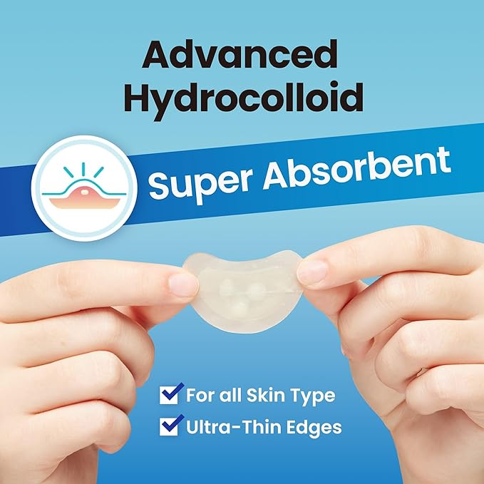 Ultra Invisible Salicylic Acid Acne Patches & Large Pimple Patches for Nose, Forehead, and Chin β Hydrocolloid, Zit, and Spot Treatment for Cystic Acne, Breakout Control, 148 Patches Bundle