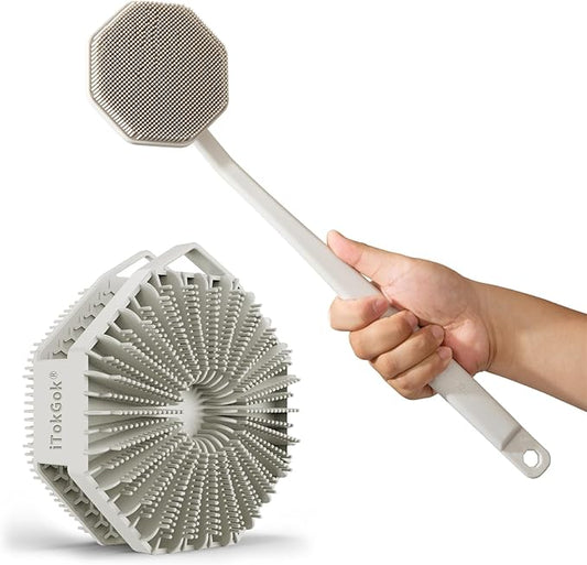Back Scrubber & Body Scrubber - Stone