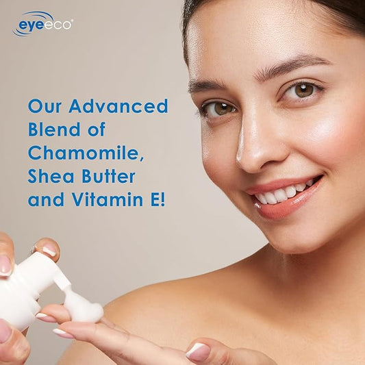 Advanced Tea Tree Eyelid and Facial Cleanser - 50mL - Non-Irritating Eyelash & Eyelid Cleanser Soothes Irritation with Tea Tree, Vitamin E and Shea Butter