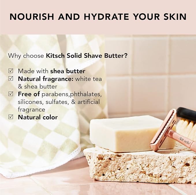 Kitsch Dry Brushing Body Brush & Smooth Shave Butter