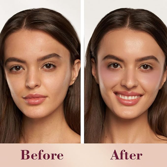 Cilrofelr Dewy Liquid Blush, Soft Cream Liquid Blush for Cheek, Buildable & Blendable Pigment, Lightweight & Smooth Texture, Longwear Formula for a Soft, Natural Flush (04 Rosy Mauve)